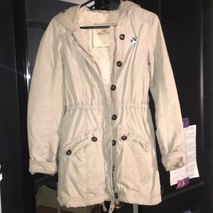 Size Small Hollister faux fur lined winter coat